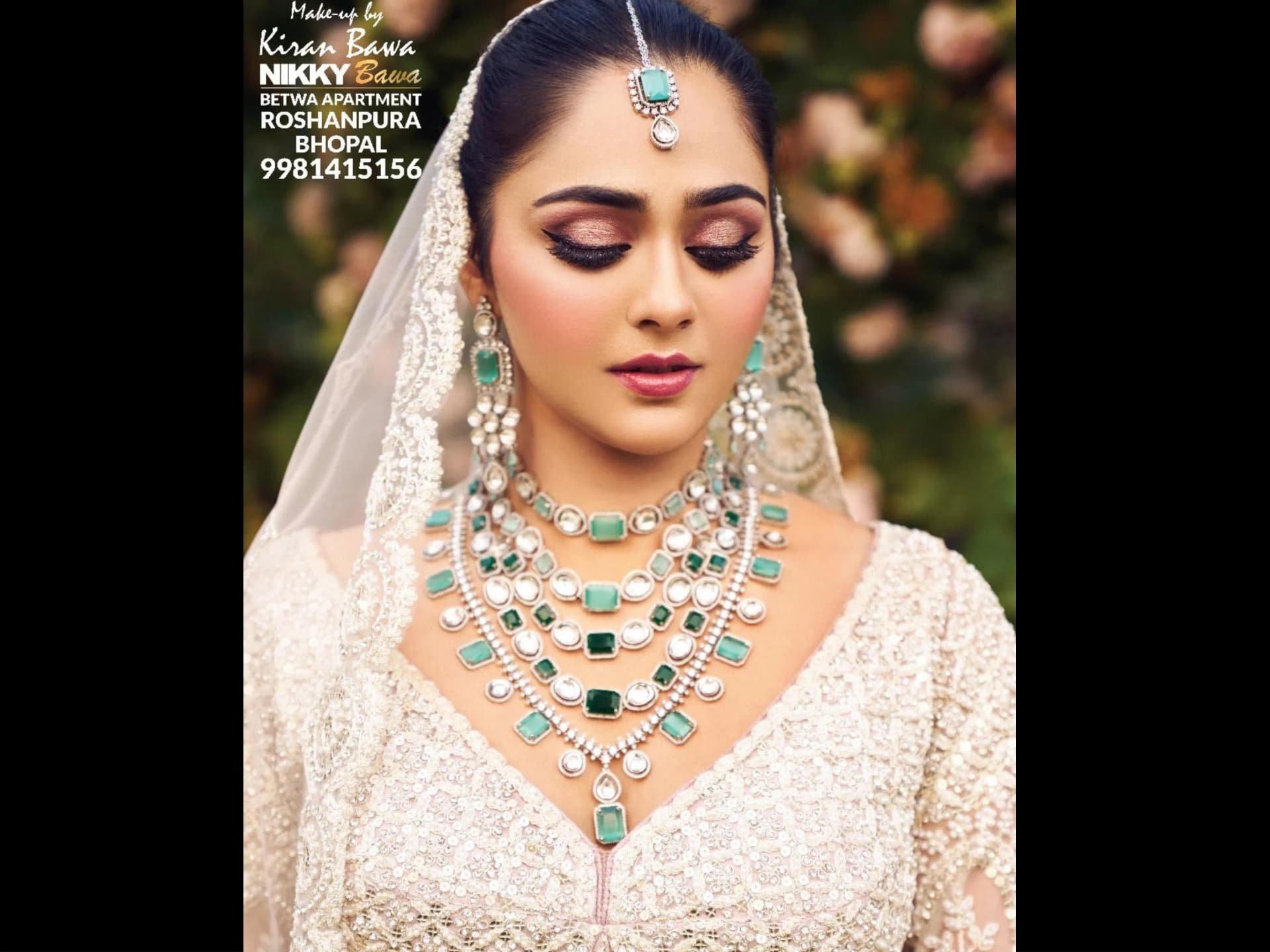 Bridal makeup look – stunning bride